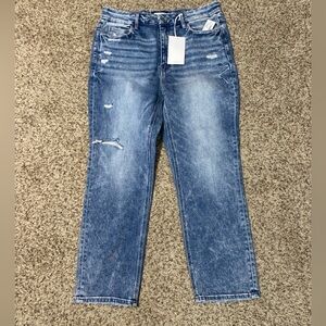 FLYING MONKEY NWT high rise crop, slim-straight jeans